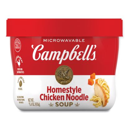 Homestyle Chicken Noodle Bowl, 15.4 oz, 8/Carton, Ships in 1-3 Business Days1