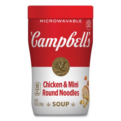Soup On The Go Chicken with Mini Noodles, 10.75 oz Cup, 8/Carton, Ships in 1-3 Business Days1