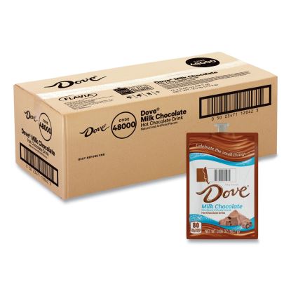 Dove Hot Chocolate Freshpack, Milk Chocolate, 0.66 oz Pouch, 72/Carton1