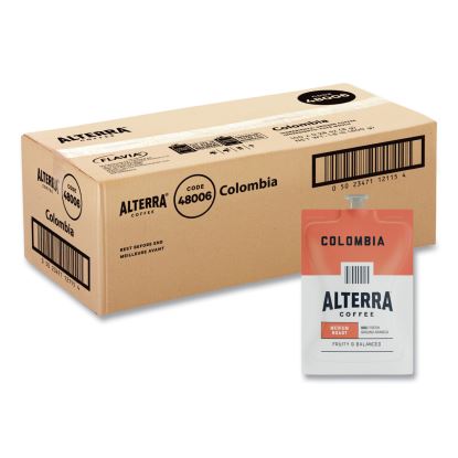 Alterra Columbia Coffee Freshpack, Columbia, 0.28 oz Pouch, 100/Carton1