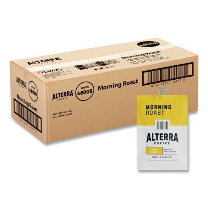 Alterra Morning Roast Coffee Freshpack, Morning Roast, 0.28 oz Pouch, 100/Carton1