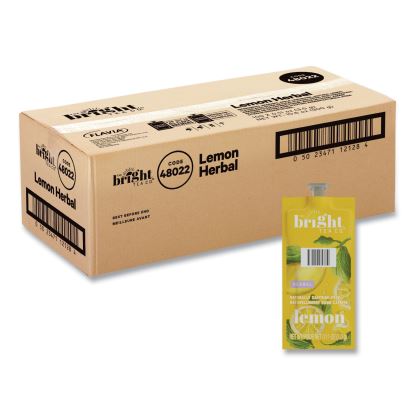 The Bright Tea Co. Lemon Herbal Tea Freshpack, Lemon, 0.11 oz Pouch, 100/Carton1