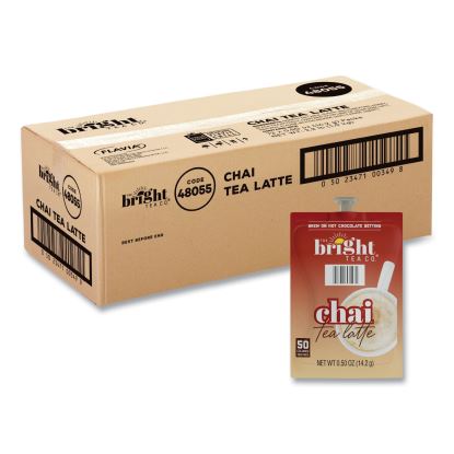 The Bright Tea Co. Chai Tea Latte Freshpack, Chai Latte, 0.5 oz Pouch, 72/Carton1