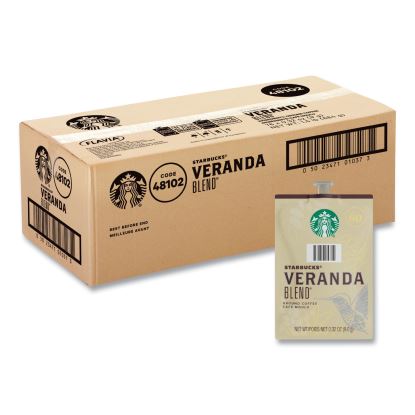 Starbucks Veranda Blend Coffee Freshpack, Veranda Blend, 0.32 oz Pouch, 76/Carton1