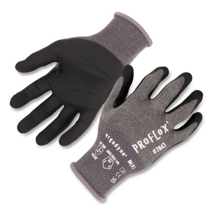 ProFlex 7043 ANSI A4 Nitrile Coated CR Gloves, Gray, X-Large, 1 Pair, Ships in 1-3 Business Days1