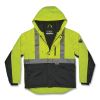 GloWear 8275 Class 2 Heavy-Duty Hi-Vis Workwear Sherpa Lined Jacket, Medium, Lime, Ships in 1-3 Business Days1