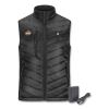 N-Ferno 6495 Rechargeable Heated Vest with Batter Power Bank, Fleece/Polyester, Small, Black, Ships in 1-3 Business Days1