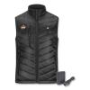 N-Ferno 6495 Rechargeable Heated Vest with Battery Power Bank, Fleece/Polyester, Large, Black, Ships in 1-3 Business Days1