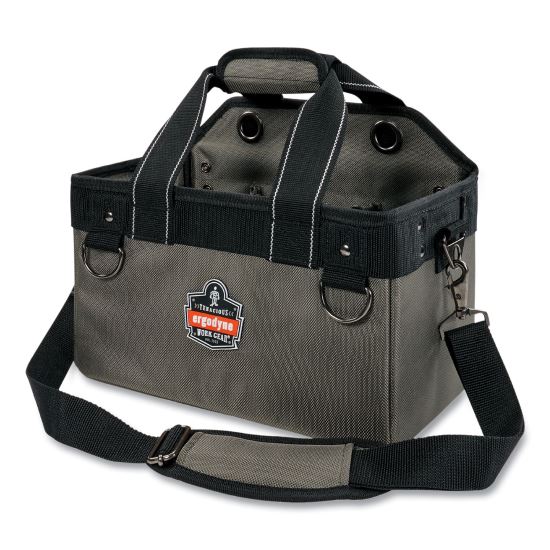 Arsenal 5844 Bucket Truck Tool Bag with Tethering Attachment Points, 8 Compartments, 13 x 7.5 x 7.5, Gray1