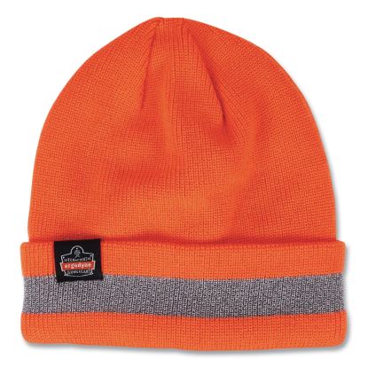 N-Ferno 6803 Reflective Rib Knit Winter Hat, One Size Fits Most, Orange, Ships in 1-3 Business Days1