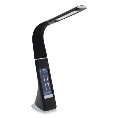 LRD Task Lamp with Digital Display, Gooseneck, 16" High, Black, Ships in 4-6 Business Days1