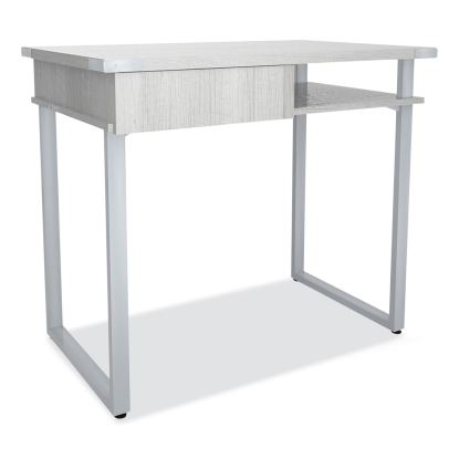 Mirella SOHO Desk with Drawer, 36.25" x 22.25" x 30", Gray, Ships in 1-3 Business Days1