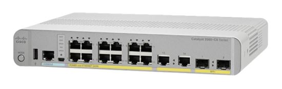 Cisco WS-C3560CX-12PD-S network switch Managed Gigabit Ethernet (10/100/1000) Power over Ethernet (PoE) White1