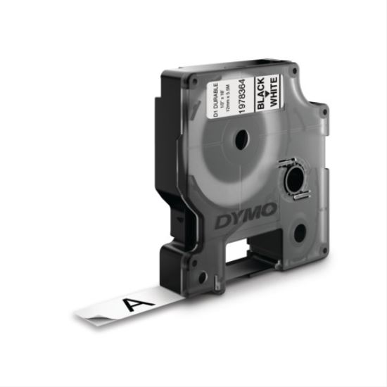 DYMO D1 Durable - Black on White - 12mm label-making tape1