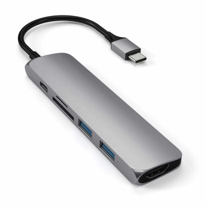 Satechi ST-SCMA2M notebook dock/port replicator USB 3.2 Gen 1 (3.1 Gen 1) Type-C Silver1