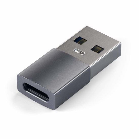 Satechi ST-TAUCM cable gender changer USB-A USB-C Gray1