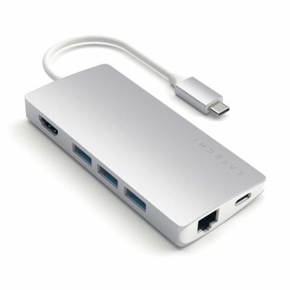 Satechi ST-TCMA2S notebook dock/port replicator USB 3.2 Gen 1 (3.1 Gen 1) Type-C Silver1