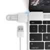 Satechi ST-TCUAS cable gender changer USB C USB A Silver4