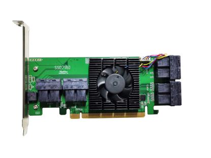 Highpoint SSD7180 RAID controller PCI Express x8 3.0 8 Gbit/s1