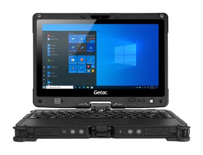 Getac V110 G6 i7-10510U Hybrid (2-in-1) 11.6" Touchscreen Full HD Intel® Core™ i7 8 GB DDR4-SDRAM Wi-Fi 6 (802.11ax) Windows 10 Pro Black1