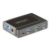 StarTech.com 5G7AS-USB-A-HUB interface hub USB 3.2 Gen 1 (3.1 Gen 1) Type-B 5000 Mbit/s Black, Gray1