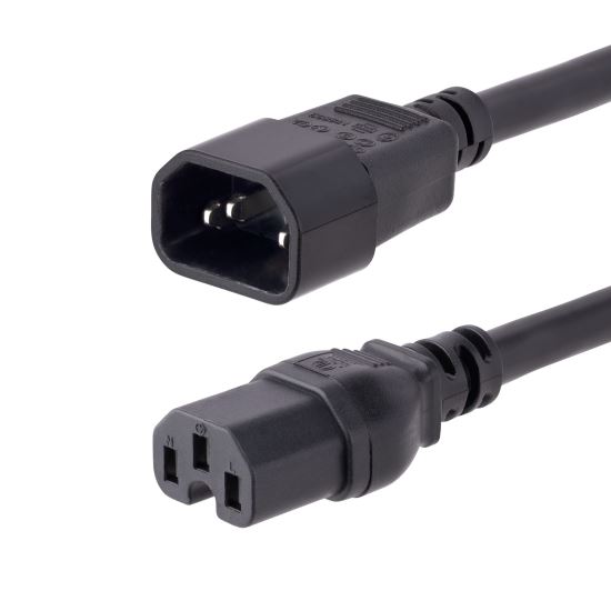 StarTech.com H1415-10F-POWER-CORD power cable Black 120.1" (3.05 m) C14 coupler C15 coupler1