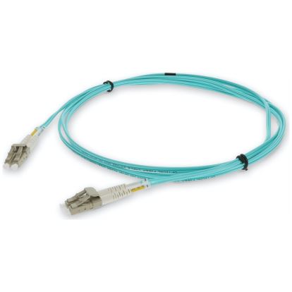 AddOn Networks ADD-LC-LC-0-5M5OM4-TAA fiber optic cable 19.7" (0.5 m) LOMM OM4 Aqua color1