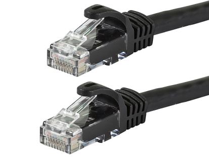 Monoprice 11302 networking cable Black 24" (0.61 m) Cat5e U/UTP (UTP)1