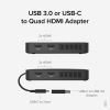 Plugable Technologies USBC-768H4 USB graphics adapter 1920 x 1080 pixels Black2