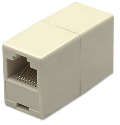 Intellinet 504225 cable gender changer 8P8C Ivory1