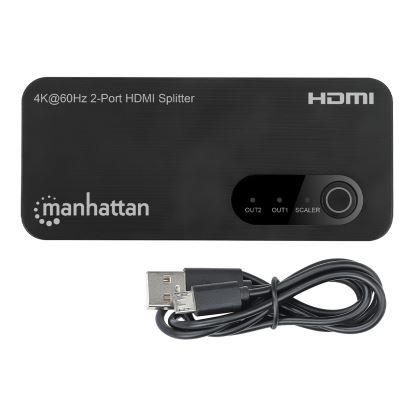 Intellinet 207614 video splitter HDMI 2x HDMI1