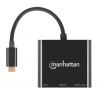 Manhattan 130622 notebook dock/port replicator Wired USB 3.2 Gen 1 (3.1 Gen 1) Type-C Black3