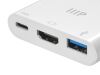 Monoprice 3-in-1 USB-C to HDMI Wired USB 3.2 Gen 1 (3.1 Gen 1) Type-C White6