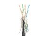 Monoprice 41006 networking cable Black 12000" (304.8 m) Cat8 S/FTP (S-STP)3