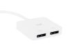 Monoprice USB-C to Dual 4K DisplayPort USB graphics adapter 3840 x 2160 pixels2