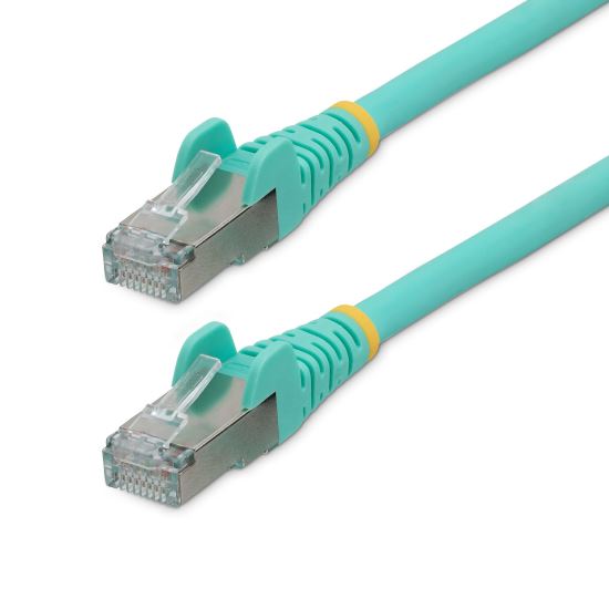 StarTech.com NLAQ-25F-CAT6A-PATCH networking cable Aqua color 299.2" (7.6 m) S/FTP (S-STP)1