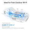TP-Link DECOX50OUTDOOR1P mesh wi-fi system Dual-band (2.4 GHz / 5 GHz) Wi-Fi 6 (802.11ax) White 1 Internal7