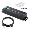 StarTech.com USB210AIND-USB-A-HUB interface hub USB 2.0 Type-B 480 Mbit/s Black7