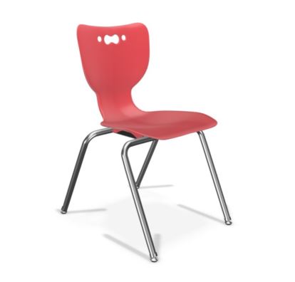 MooreCo Hierarchy Hard seat Hard backrest Red Chrome1