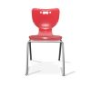 MooreCo Hierarchy Hard seat Hard backrest Red Chrome2