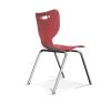 MooreCo Hierarchy Hard seat Hard backrest Red Chrome3