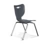 MooreCo Hierarchy Hard seat Hard backrest Navy Chrome3