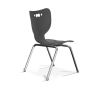 MooreCo Hierarchy Hard seat Hard backrest Black Chrome3