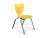 MooreCo Hierarchy Hard seat Hard backrest Yellow Chrome1