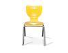 MooreCo Hierarchy Hard seat Hard backrest Yellow Chrome2