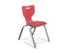 MooreCo Hierarchy Hard seat Hard backrest Red Chrome1