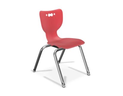 MooreCo Hierarchy Hard seat Hard backrest Red Chrome1