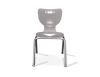 MooreCo Hierarchy Hard seat Hard backrest Gray Chrome2