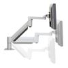 SINGLE MONITOR ARM SUPPORTS 12-40 LBS WITH 27 INCH REACH AND 18 INCHES HEIGHT AD4