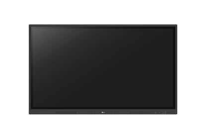 LG 75TR3DK-B signage display Digital signage flat panel 75" Wi-Fi 4K Ultra HD Black Touchscreen Built-in processor1